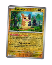 Morpeko Reverse Holo Uncommon 072/167 Twilight Masquerade Pokemon