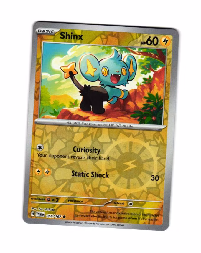 Shinx Reverse Holo Common 066/167 Twilight Masquerade Pokemon