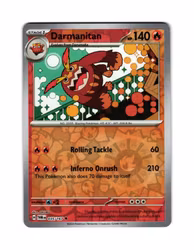 Darmanitan Reverse Holo Uncommon 035/167 Twilight Masquerade Pokemon