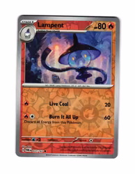 Lampent Reverse Holo Common 037/167 Twilight Masquerade Pokemon