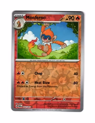 Monferno Reverse Holo Common 032/167 Twilight Masquerade Pokemon