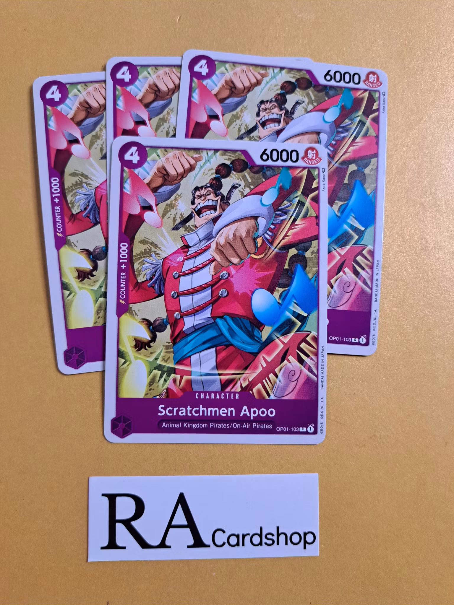 Scratchmen Apoo Common Playset OP01-103 Romance Dawn One Piece