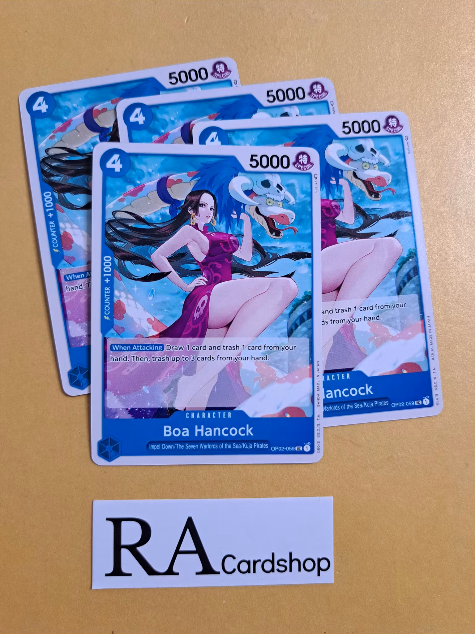 Boa Hancock Uncommon Playset OP02-059 Paramount War One Piece