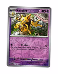 Kadabra Reverse Holo Common 081/167 Twilight Masquerade Pokemon