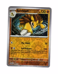 Sandslash Reverse Holo Uncommon 098/167 Twilight Masquerade Pokemon
