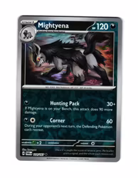 Mightyena Reverse Holo Uncommon 114/167 Twilight Masquerade Pokemon