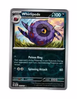 Whirlipede Reverse Holo Common 116/167 Twilight Masquerade Pokemon