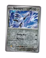 Skarmory Reverse Holo Common 119/167 Twilight Masquerade Pokemon