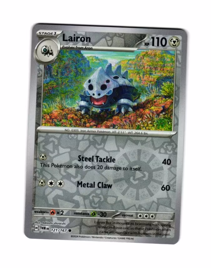Larion Reverse Holo Common 121/167 Twilight Masquerade Pokemon