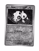 Aron Reverse Holo Common 120/167 Twilight Masquerade Pokemon
