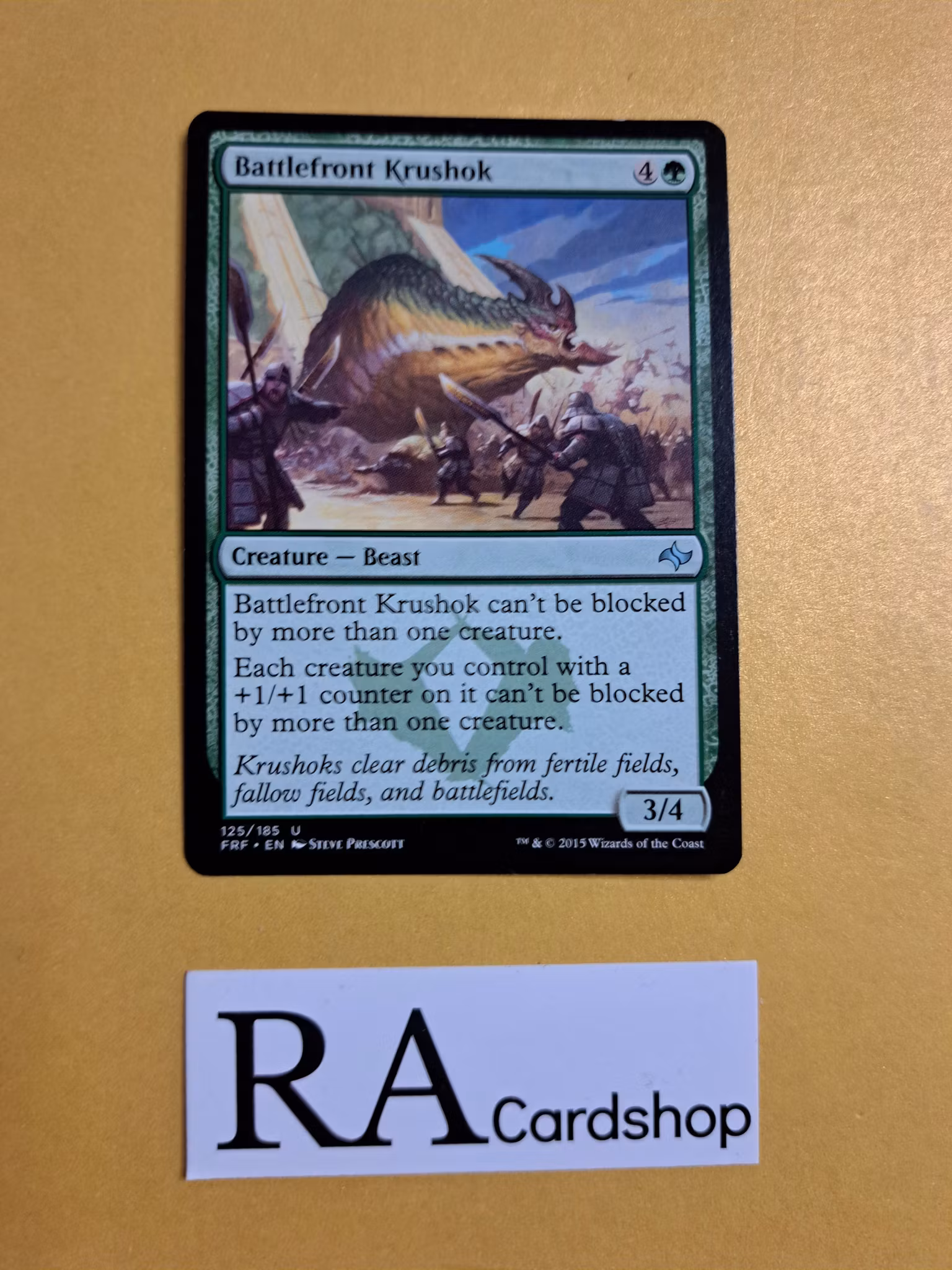 Battlefront Krushok Uncommon 125/185 Fate Reforged (FRF) Magic the Gathering