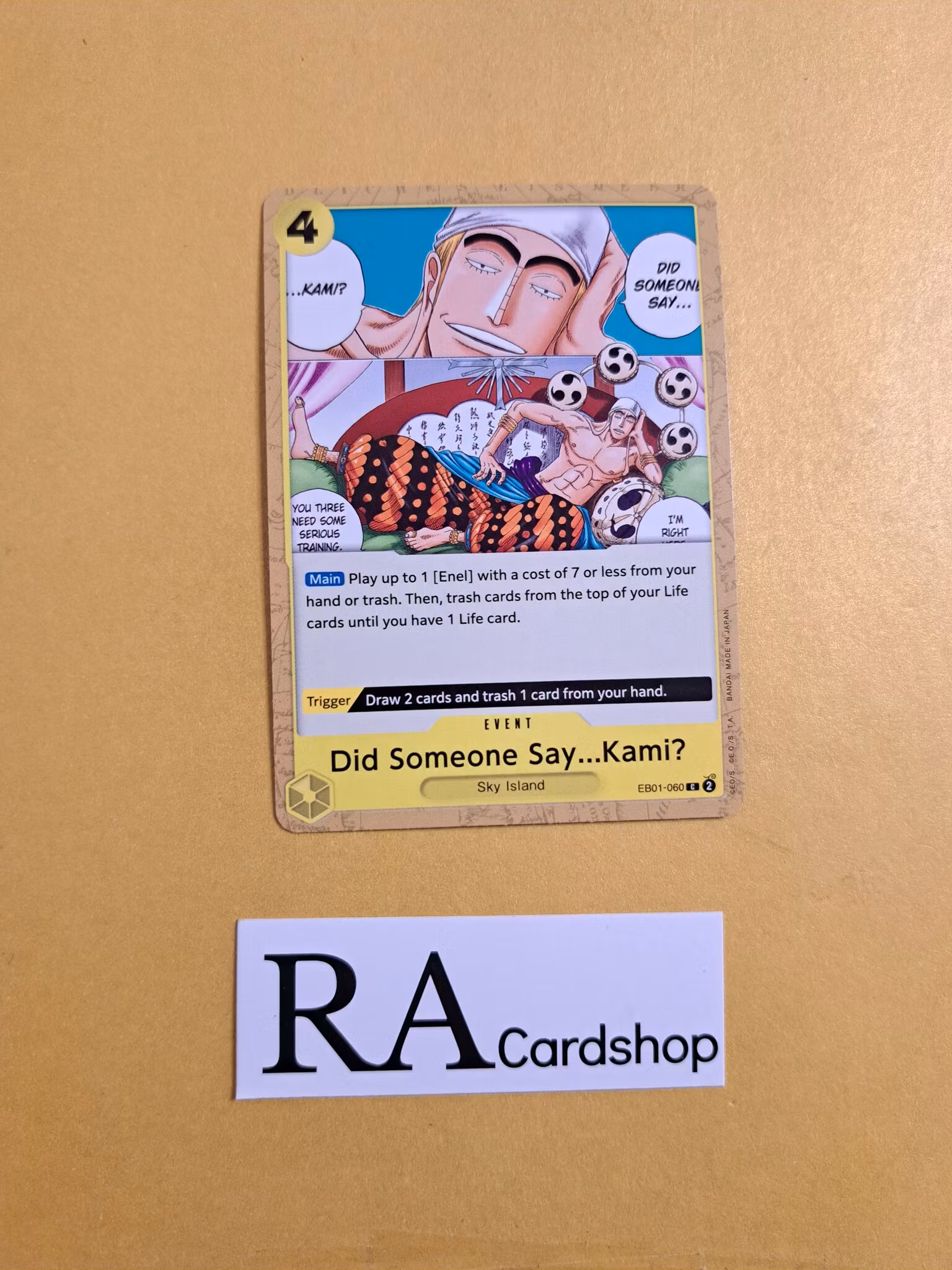 Did Someone Say...Kami? Common EB01-060 Memorial Collection One Piece Card Game