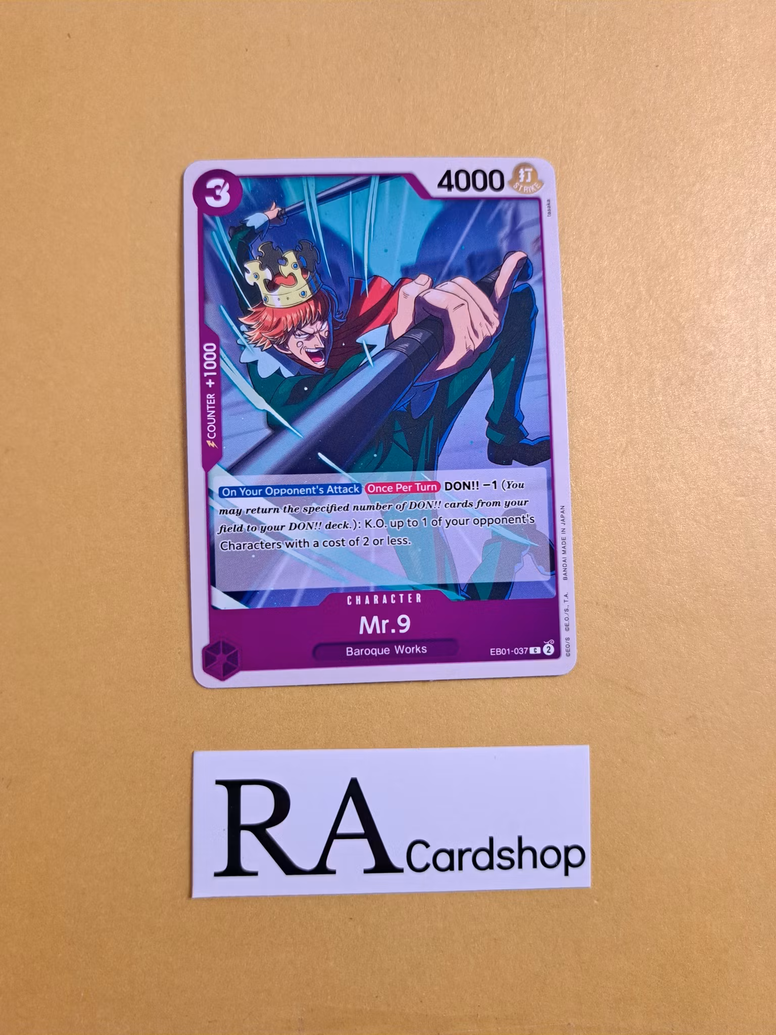 Mr.9 Common EB01-037 Memorial Collection One Piece Card Game