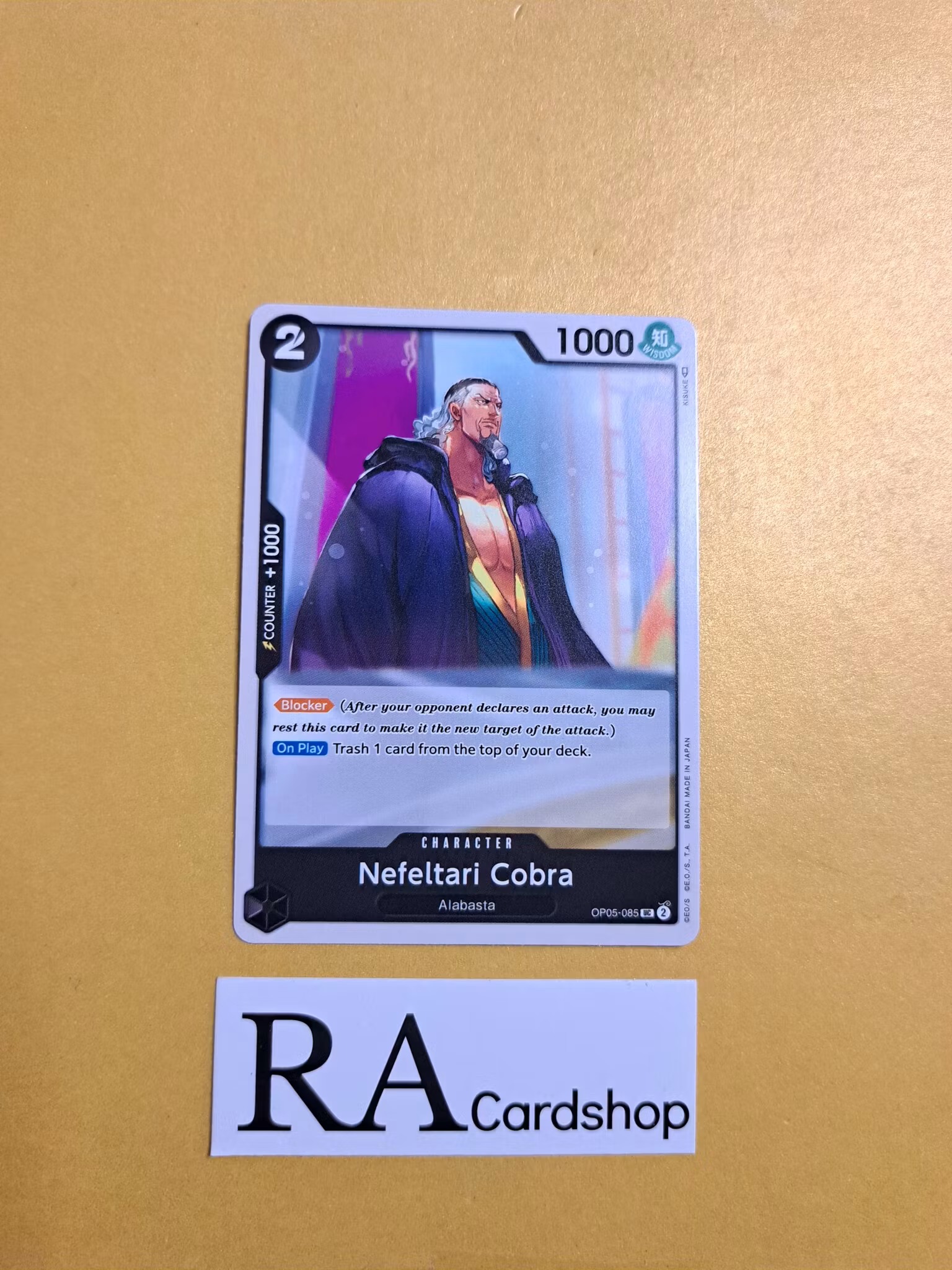 Nefeltari Cobra Uncommon OP05-085 Awakening of the New Era OP05 One Piece Card Game