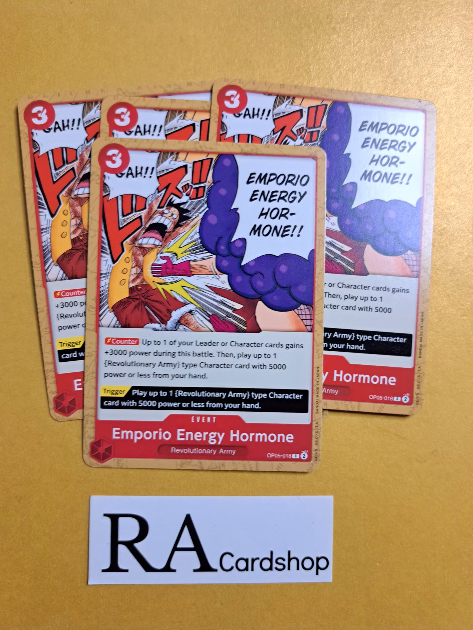 Emporio Energy Hormone Common Playset OP05-018 Awakening of the New Era OP05 One Piece Card Game
