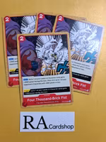 Four Thousand-Brick Fist Uncommon Playset OP05-020 Awakening of the New Era OP05 One Piece Card Game