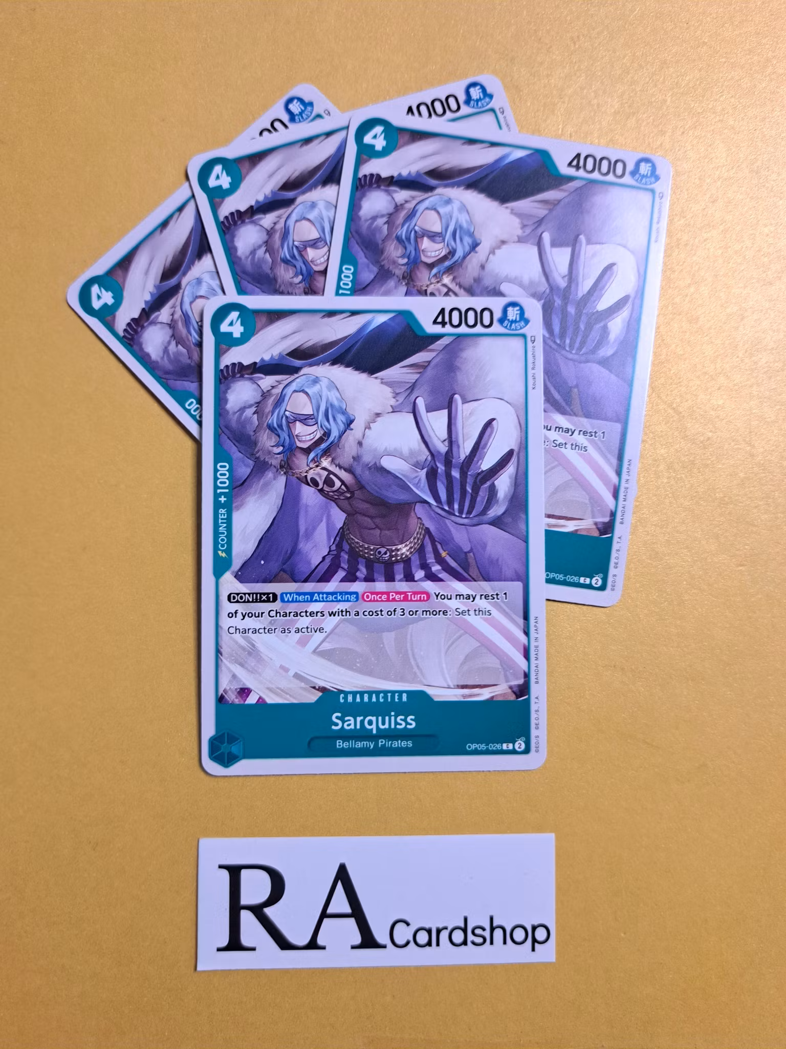 Sarquiss Common Playset OP05-026 Awakening of the New Era OP05 One Piece Card Game