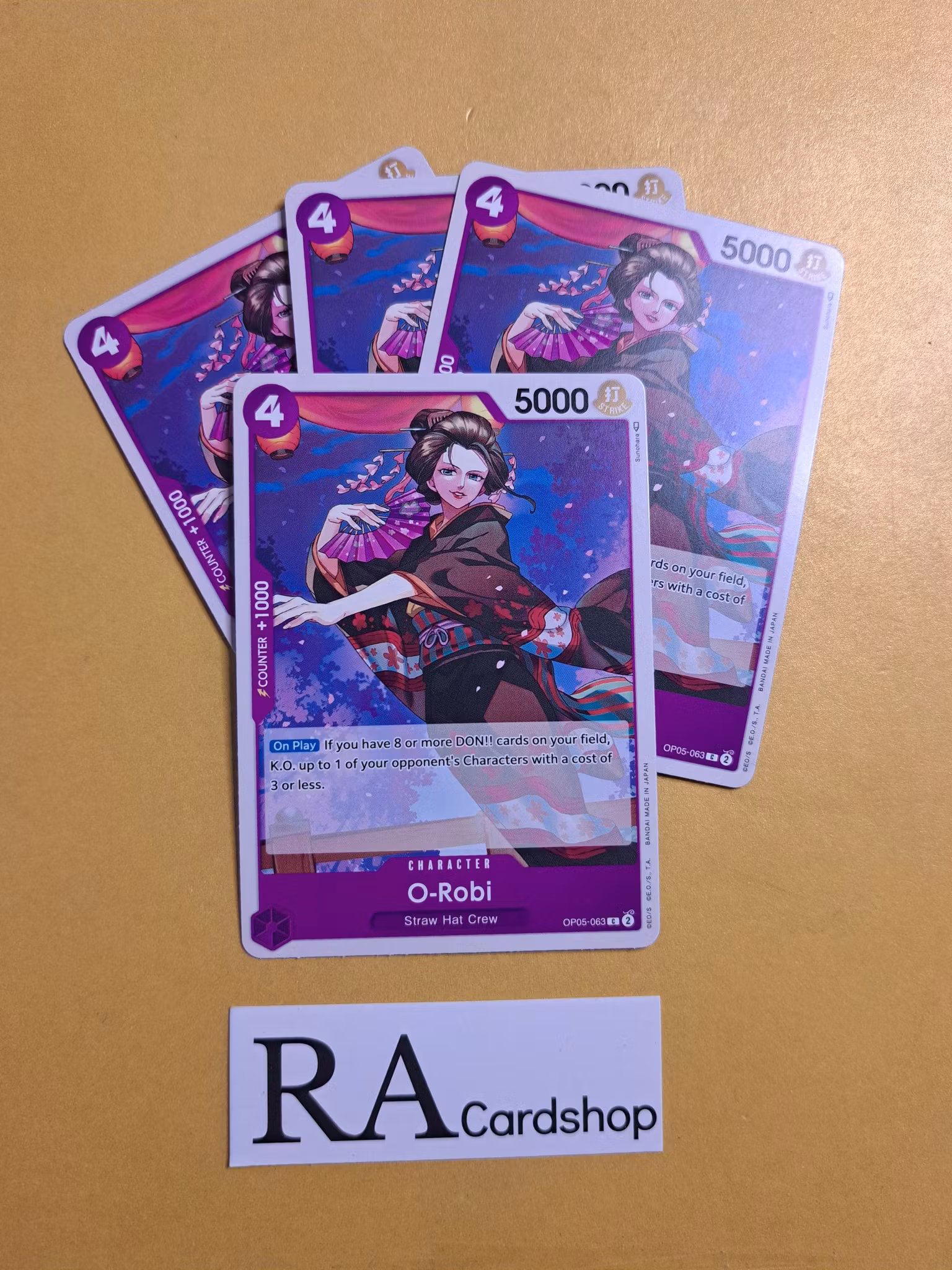 O-Robi Common Playset OP05-063 Awakening of the New Era OP05 One Piece Card Game