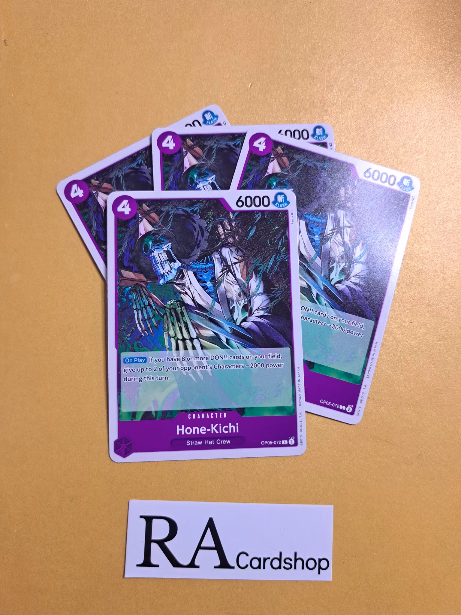 Hone-Kichi Common Playset OP05-072 Awakening of the New Era OP05 One Piece Card Game