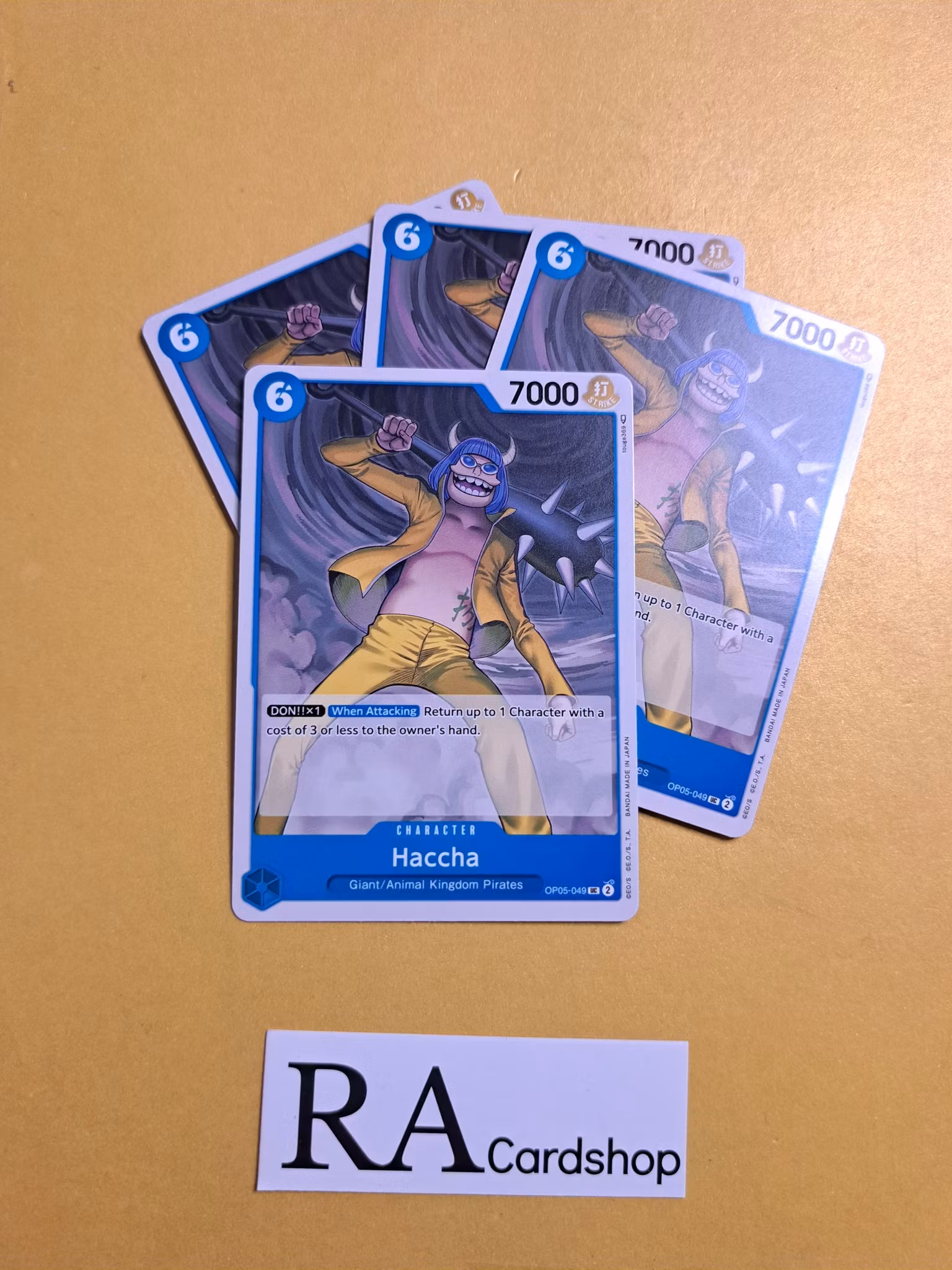Haccha Uncommon Playset OP05-049 Awakening of the New Era OP05 One Piece Card Game