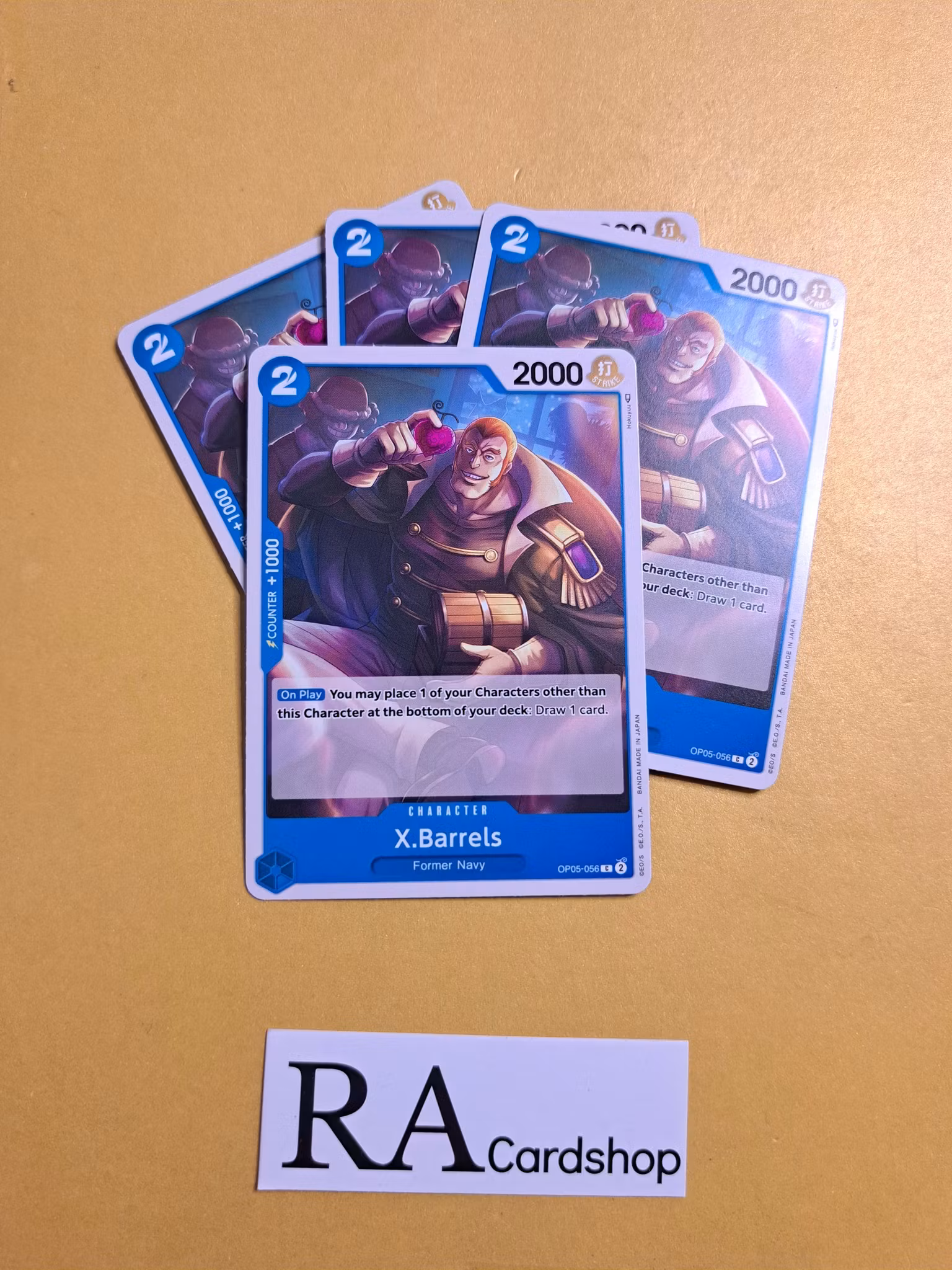 X.Barrels Common Playset OP05-056 Awakening of the New Era OP05 One Piece Card Game