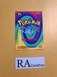Squirtle #07 E7 of 12 Topps 1999 Pokemon