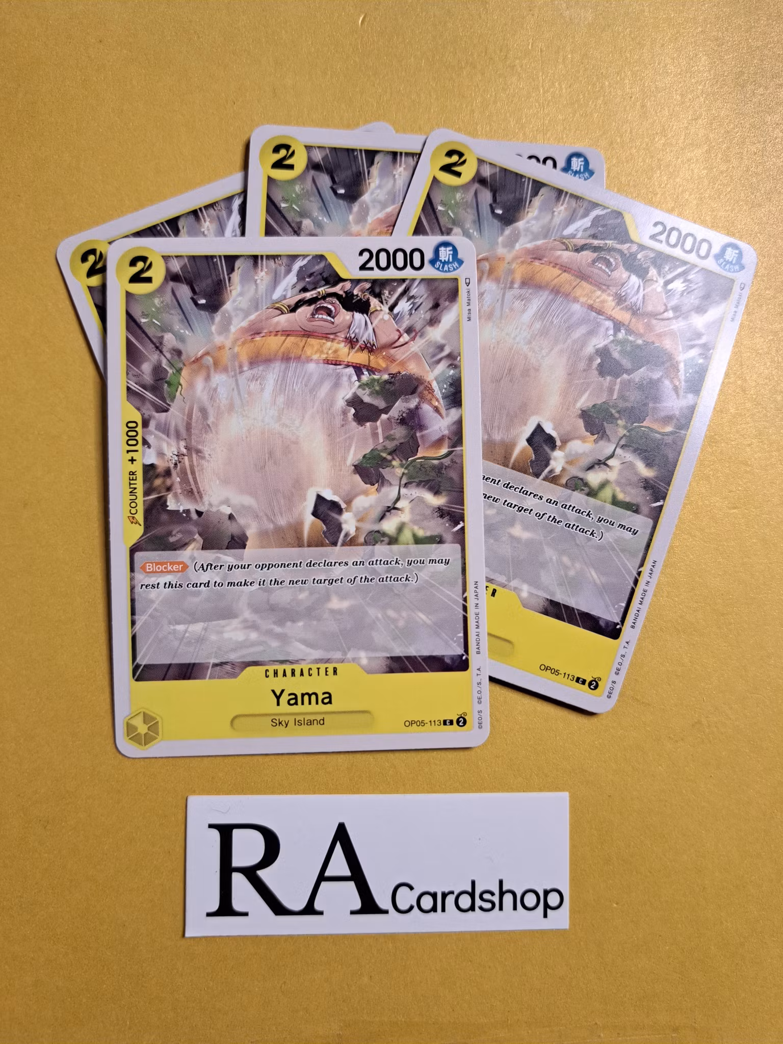 Yama Common Playset OP05-113 Awakening of the New Era OP05 One Piece Card Game