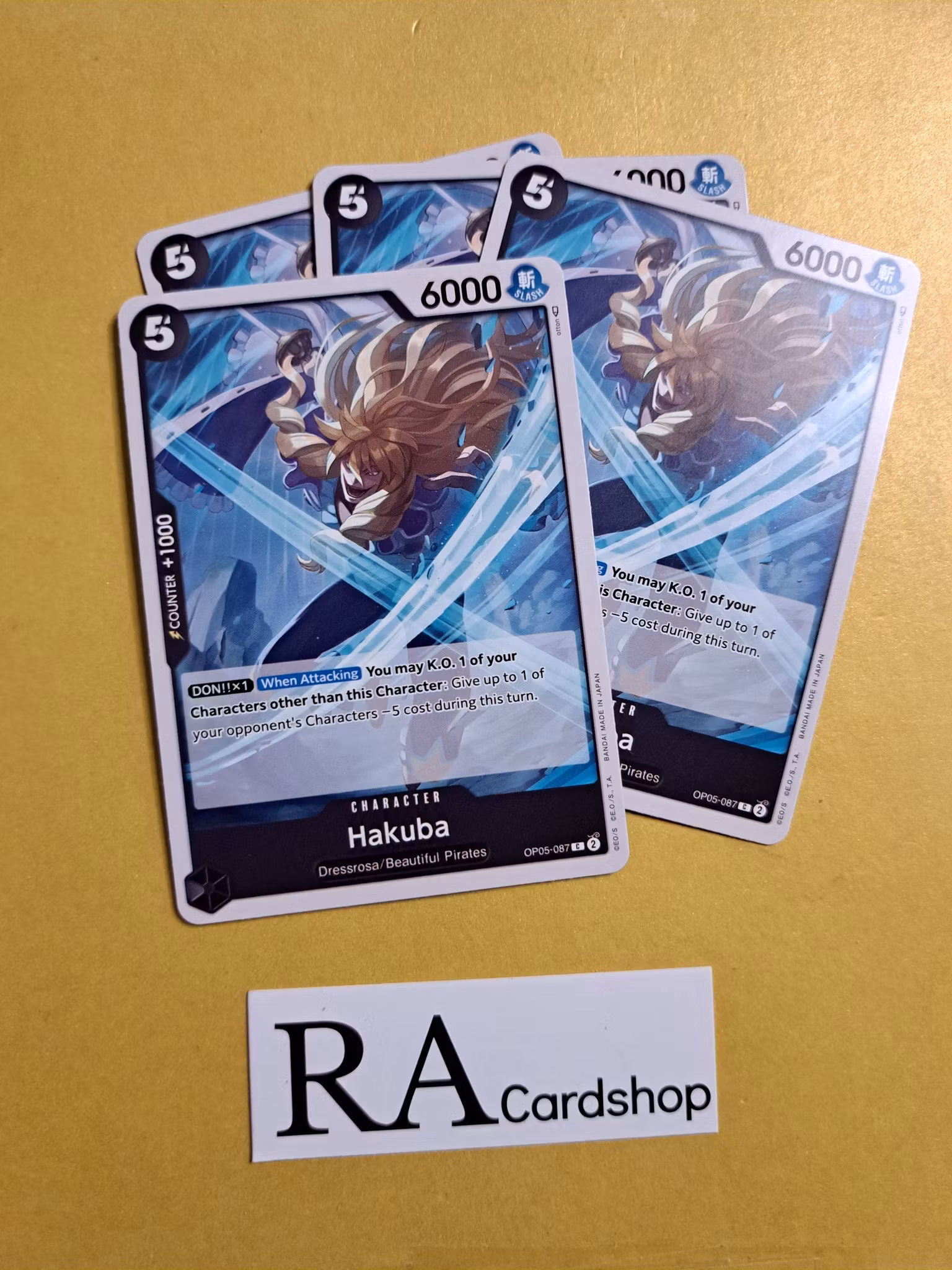 Hakuba Common Playset OP05-087 Awakening of the New Era OP05 One Piece Card Game