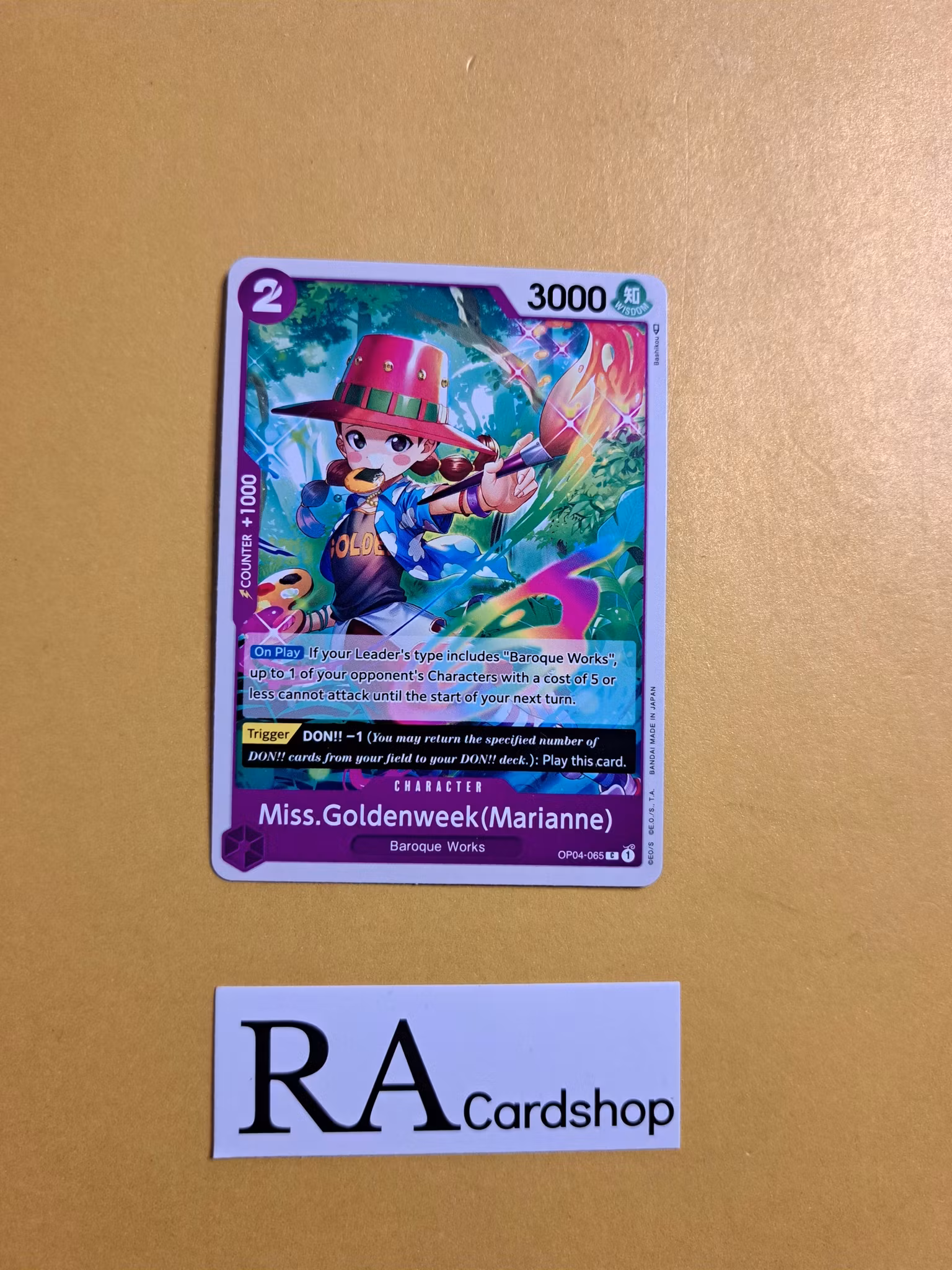 Miss.Gooldenweek(Marianne) Common OP04-065 Kingdoms of Intrigue OP04 One Piece Card Game