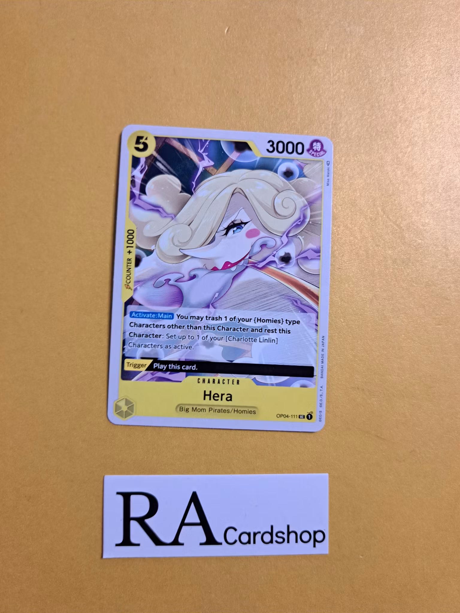 Hera Uncommon OP04-111 Kingdoms of Intrigue OP04 One Piece Card Game