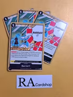 Barrier!! Common Playset OP04-095 Kingdoms of Intrigue OP04 One Piece Card Game