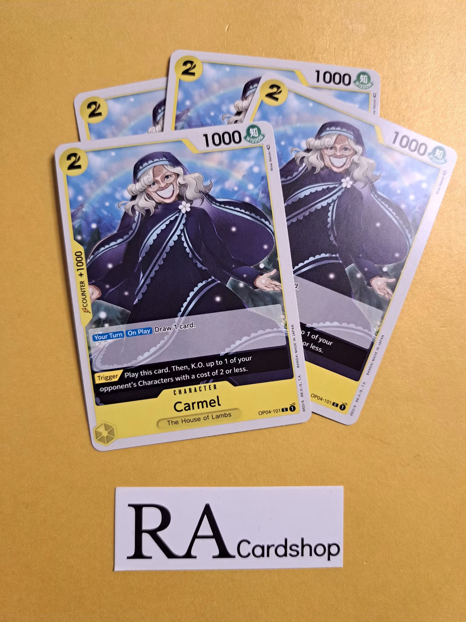 Carmel Common Playset OP04-101 Kingdoms of Intrigue OP04 One Piece Card Game