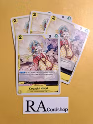 Kouzuki Hiyori Uncommon Playset OP04-103 Kingdoms of Intrigue OP04 One Piece Card Game