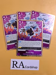 Black Bug Rare Foil Playset OP06-077 Wings of the Captain OP06 One Piece Card Game