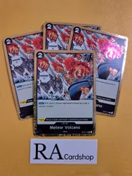 Meteor Volcano Rare Playset OP02-119 Paramount War One Piece Card Game