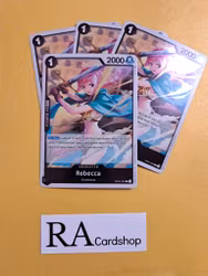 Rebecca Rare Playset OP04-092 Kingdoms of Intrigue OP04 One Piece