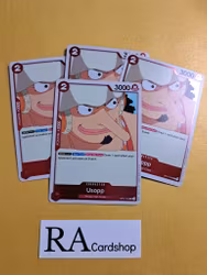Usopp Rare Foil Playset OP01-004 Romance Dawn One Piece Card Game