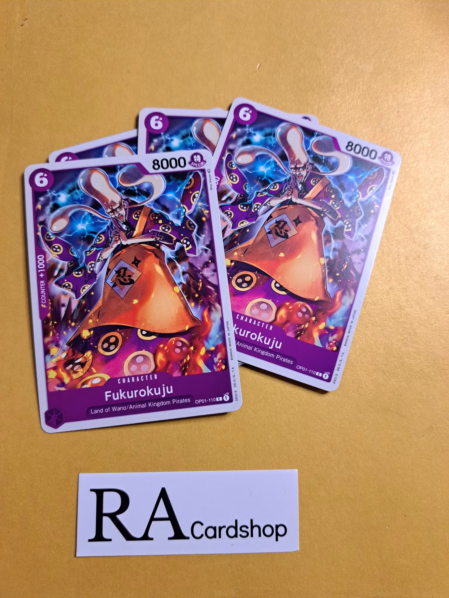 Fukurokuju Common Playset OP01-110 Romance Dawn One Piece Card Game