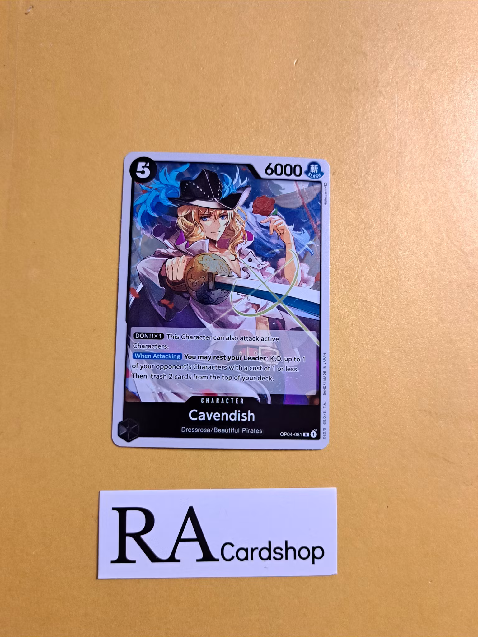 Cavendish Rare OP04-081 Kingdoms of Intrigue OP04 One Piece Card Game