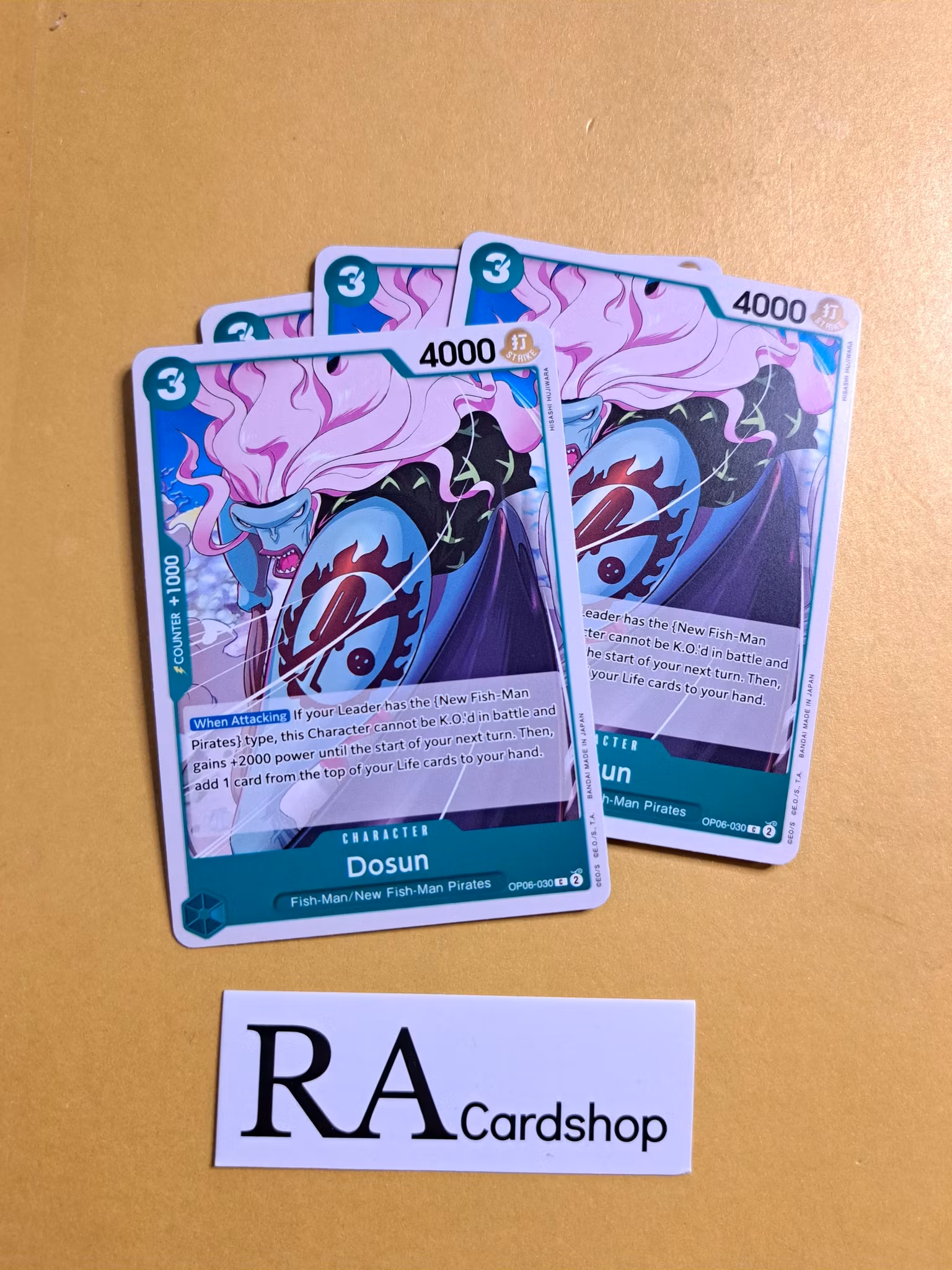 Dosun Common Playset OP06-030 Wings of the Captain OP06 One Piece Card Game