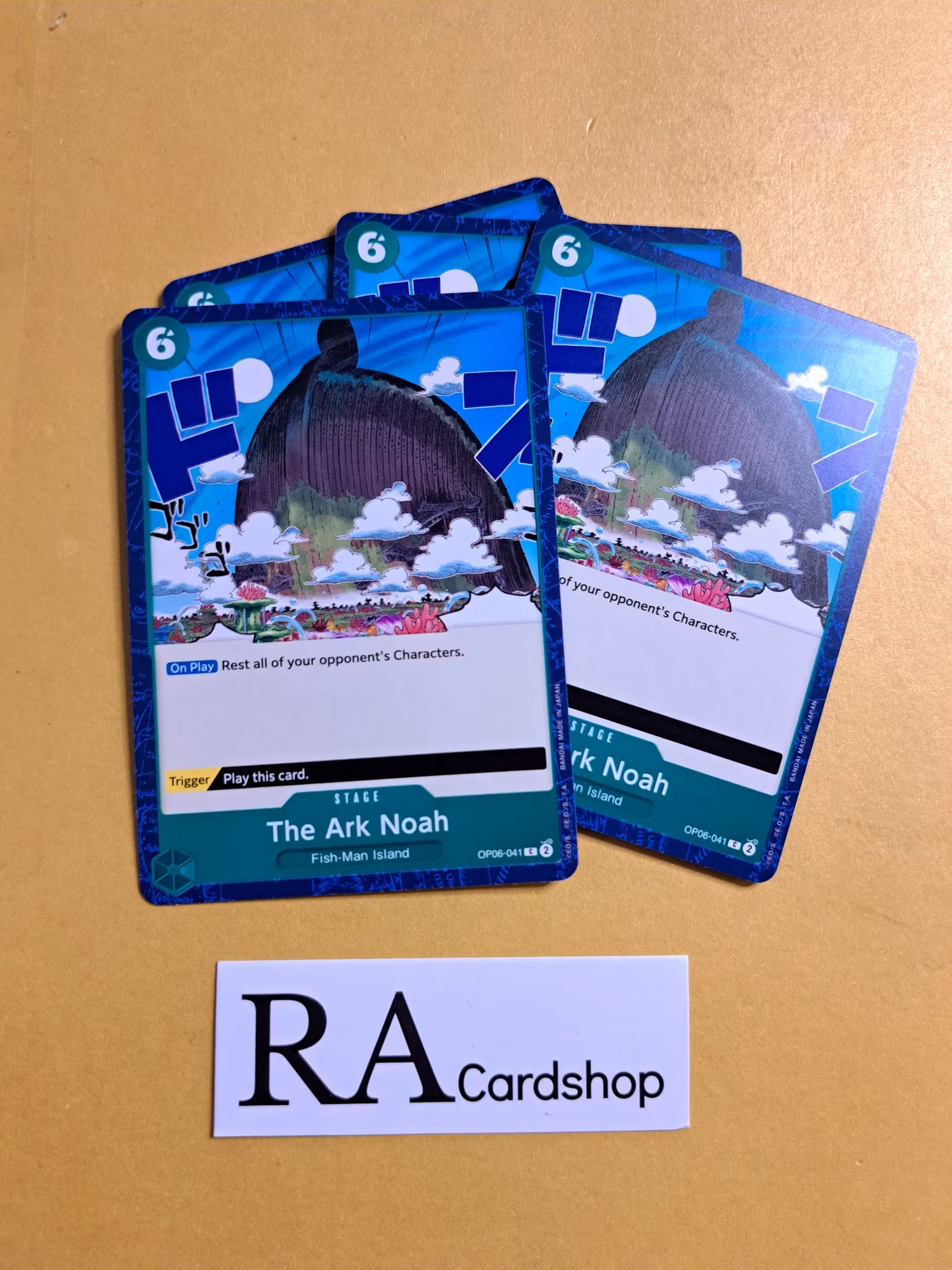 The Ark Noah Common Playset OP06-041 Wings of the Captain OP06 One Piece Card Game