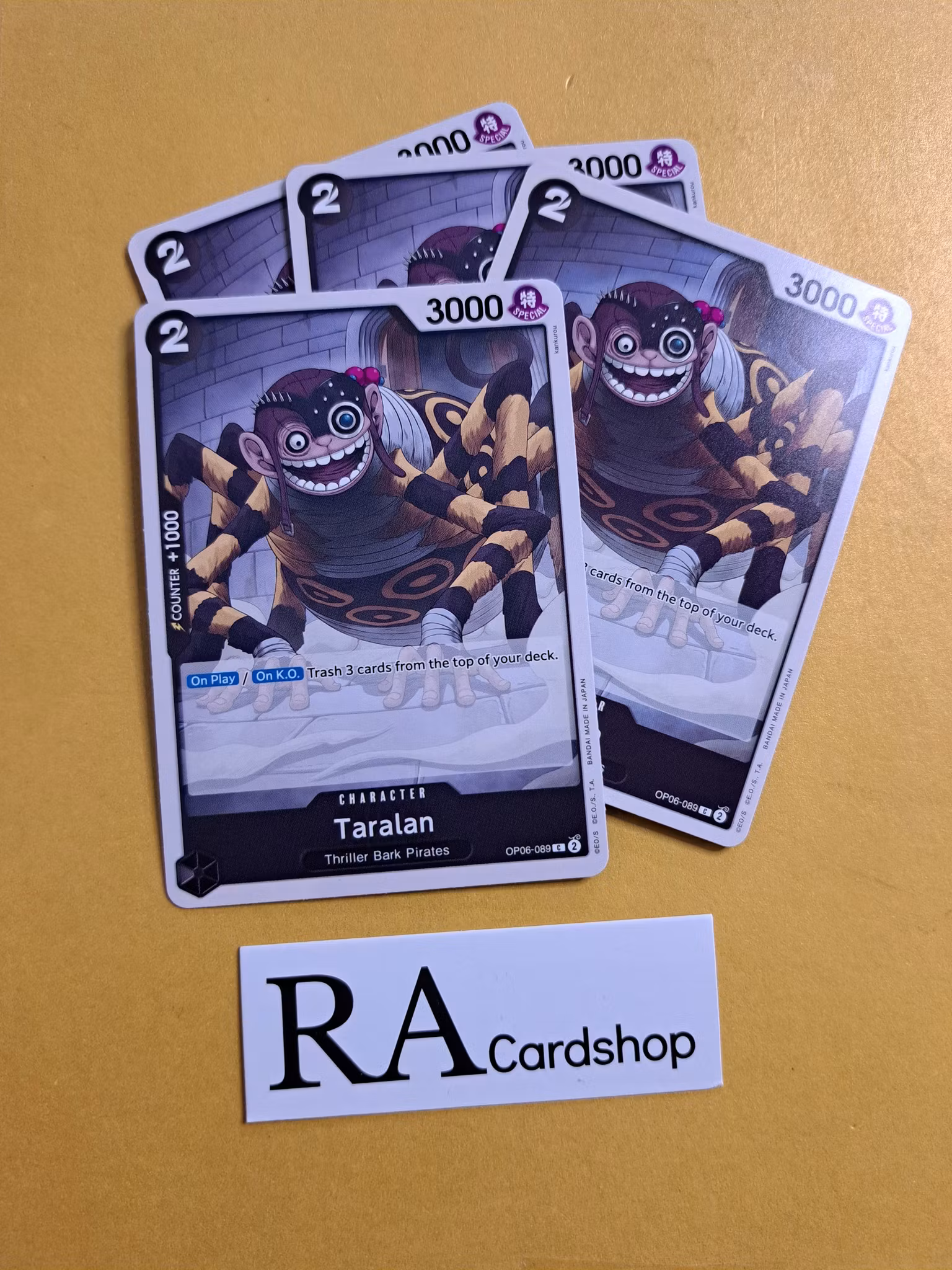 Taralan Common Playset OP06-089 Wings of the Captain OP06 One Piece Card Game