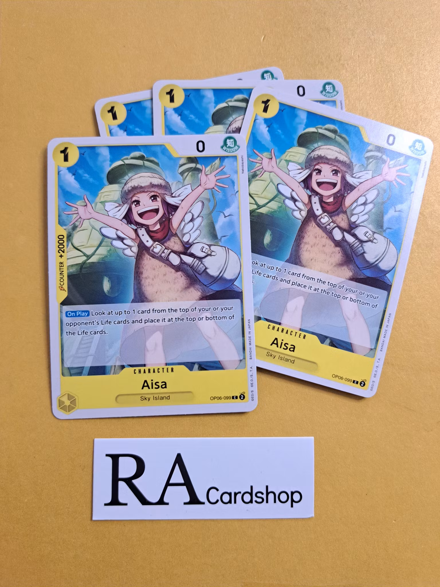 Aisa Common Playset OP06-099 Wings of the Captain OP06 One Piece Card Game