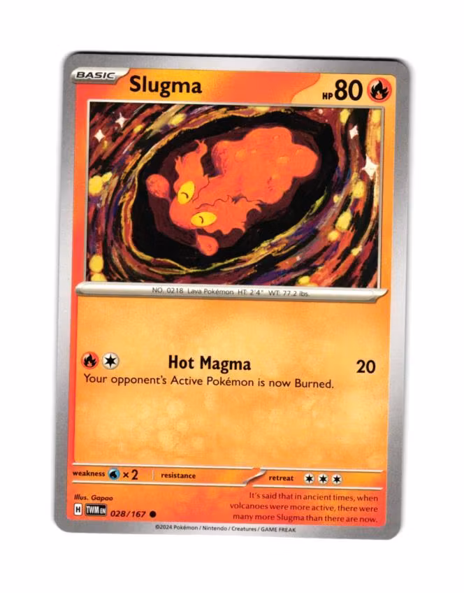 Slugma Common 028/167 Twilight Masquerade Pokemon