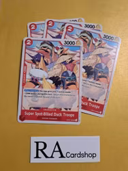 Super Spot-Billed Duck Troops Uncommon Playset OP04-009 Kingdoms of Intrigue OP04 One Piece Card Game