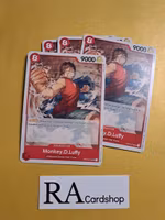 Monkey.D.Luffy Uncommon Playset OP04-014 Kingdoms of Intrigue OP04 One Piece Card Game