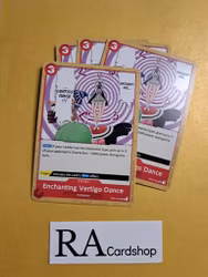 Enchanting Vertigo Dance Uncommon Playset OP04-018 Kingdoms of Intrigue OP04 One Piece Card Game
