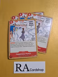 Happiness Punch Common Playset OP04-017 Kingdoms of Intrigue OP04 One Piece Card Game