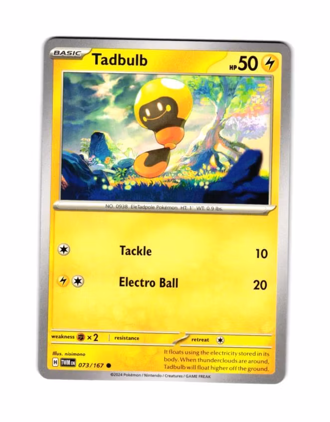 Tadbulb Common 073/167 Twilight Masquerade Pokemon