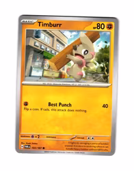 Timburr Common 103/167 Twilight Masquerade Pokemon